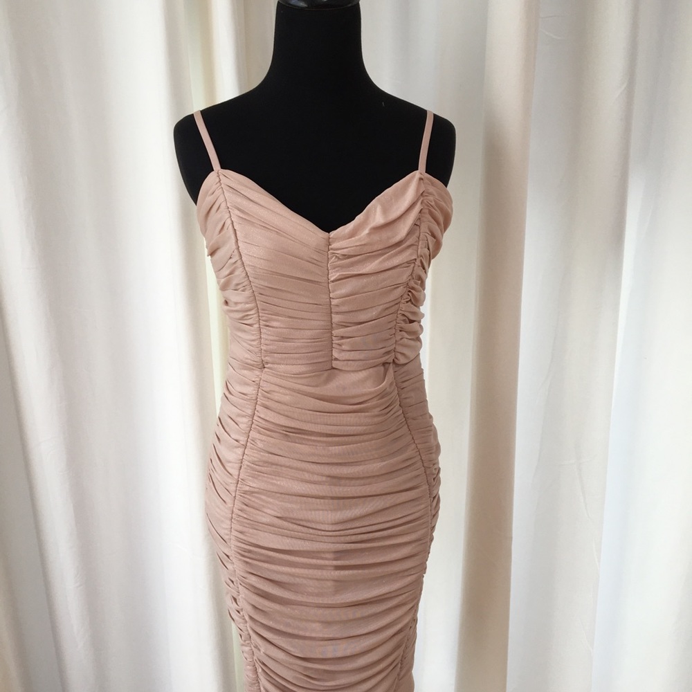 Lipsy London Foil Ruched Cami Dress